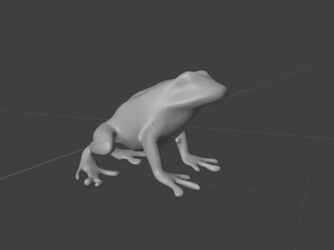 A frog high poly Modelo 3D