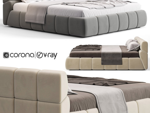 BB ITALIA Tufty Bed Modelo 3D