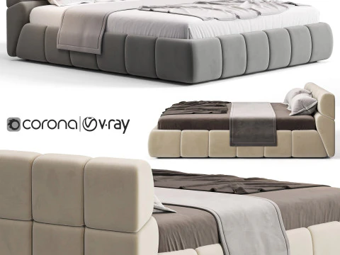 BB ITALIA Tufty Bed 3D Model