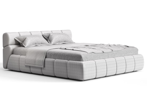 BB ITALIA Tufty Bed Modelo 3D