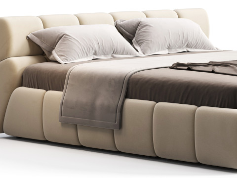 BB ITALIA Tufty Bed Modelo 3D