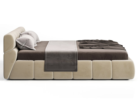 BB ITALIA Tufty Bed Modelo 3D