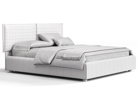 Bolzan Iorca Bed 3D Модель