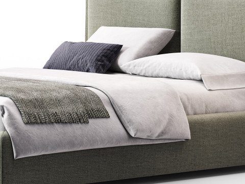 Bolzan Iorca Bed 3D Модель