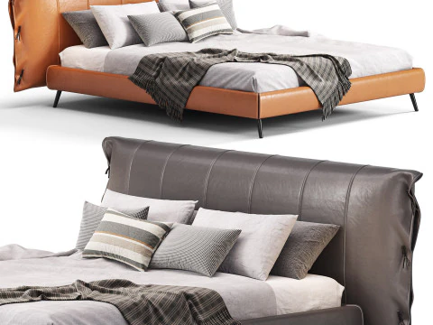 Ł&oacute;żko mankietowe Bonaldo Model 3D