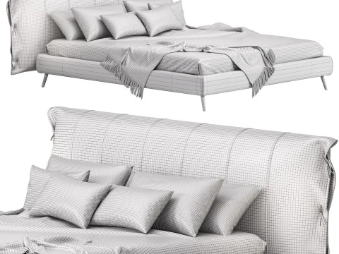 Bonaldo Cuff Bed 3D Model