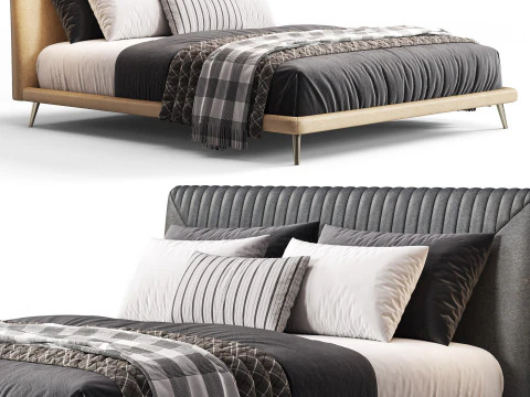 Letto Amadeus Cattelan Italia Modello 3D