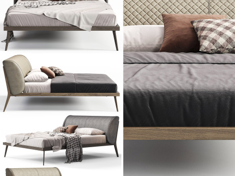 Cattelan Italia AYRTON Bed 3Dモデル