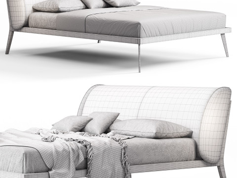 Cattelan Italia AYRTON Bed 3Dモデル