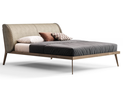 Cattelan Italia AYRTON Bed 3Dモデル
