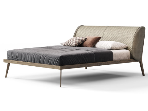 Cattelan Italia AYRTON Bed 3Dモデル