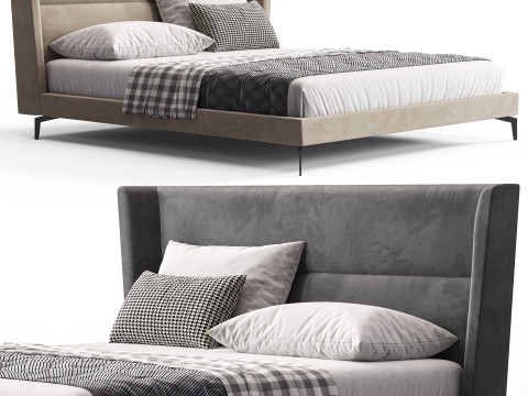 Cattelan Italia Ludovic Bed 3Dモデル