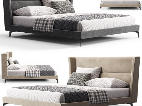 Cattelan Italia Ludovic Bed Modelo 3D