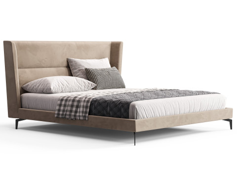 Cattelan Italia Ludovic Bed Modelo 3D