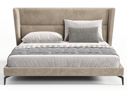 Cattelan Italia Ludovic Bed Modelo 3D