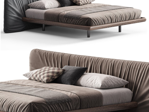 Cattelan Italia Marlon Bed 3Dモデル