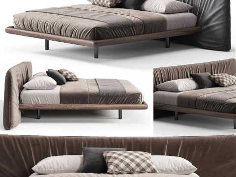 Cattelan Italia Marlon Bed 3D Model