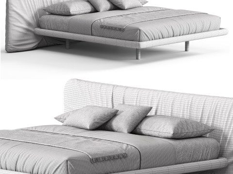 Cattelan Italia Marlon Bed 3D Модель