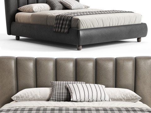 Diotti Amanda Upholstered Bed Modelo 3D