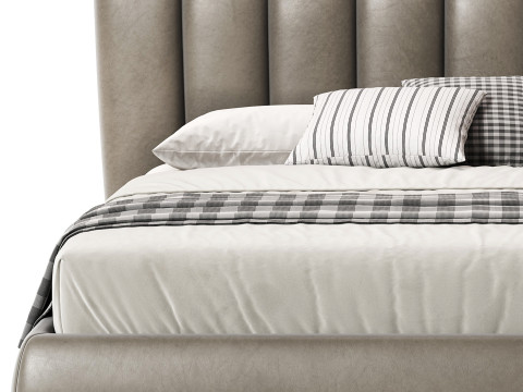 Diotti Amanda Upholstered Bed Modelo 3D