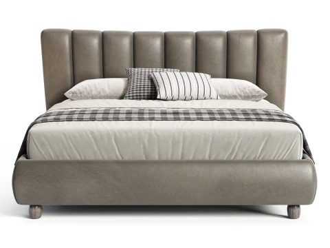 Diotti Amanda Upholstered Bed 3D Model