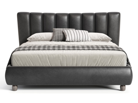 Diotti Amanda Upholstered Bed Modelo 3D