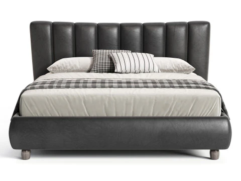 Diotti Amanda Upholstered Bed 3D Model