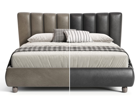 Diotti Amanda Upholstered Bed Modelo 3D