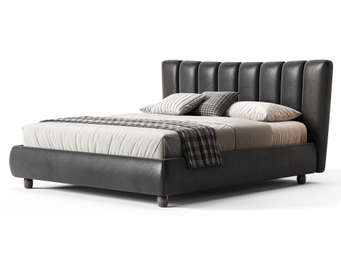 Diotti Amanda Upholstered Bed Modelo 3D
