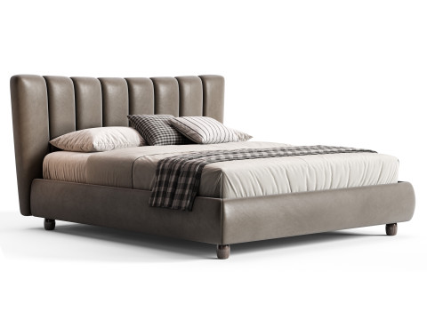 Diotti Amanda Upholstered Bed Modelo 3D