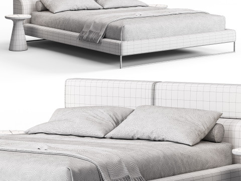 Frigerio Cloud Bed 3D-Modell