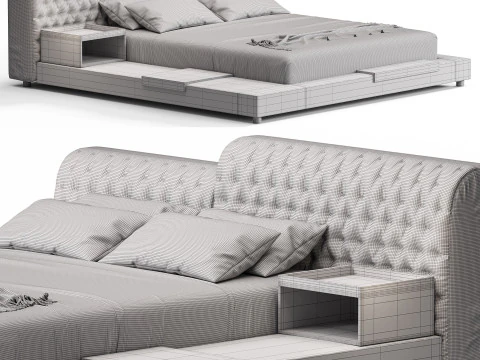 Frigerio Miller Bed 3D Model