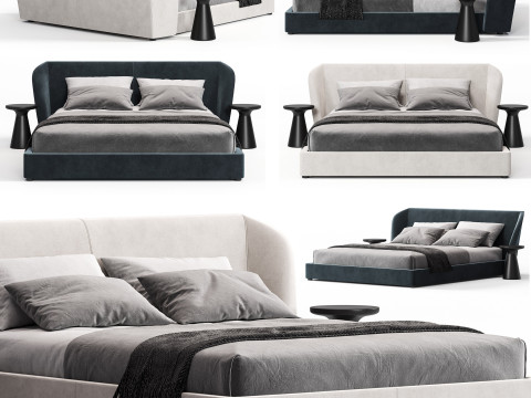 Gallotti Radice Xeni Bed 3Dモデル