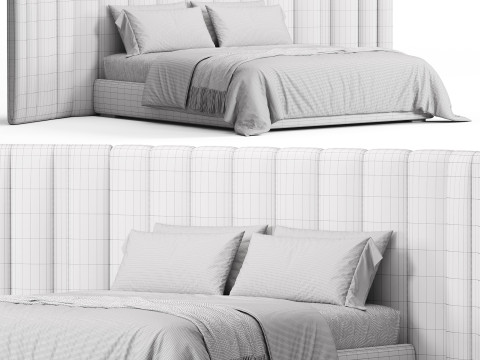 Gallotti Radice Yuki Bed 3D 모델