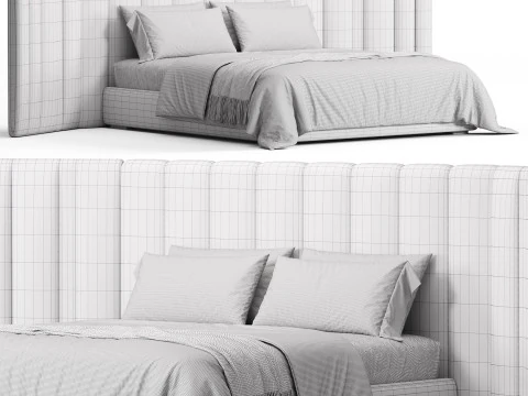 Gallotti Radice Yuki Bed 3D Model