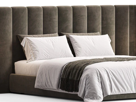Gallotti Radice Yuki Bed 3D Model