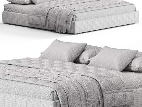 Meridiani Derek Bed 3Dモデル