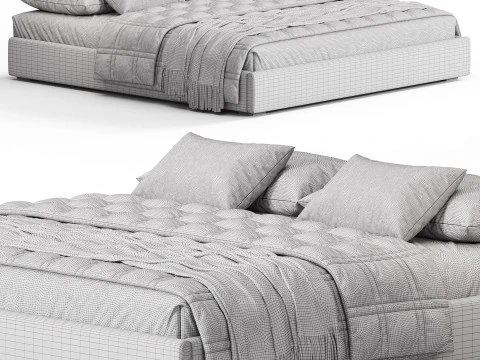 Cama Meridiani Derek Modelo 3D