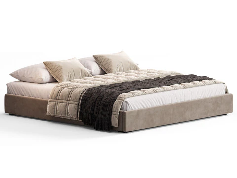 Cama Meridiani Derek Modelo 3D