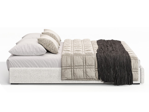 Meridiani Derek Bed 3Dモデル