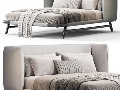 Meridiani Edoardo Bed 3Dモデル