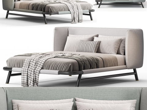 Meridiani Edoardo Bed 3D Model