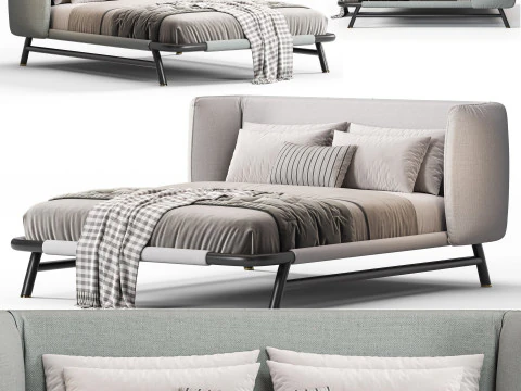 Meridiani Edoardo Bed 3D Model