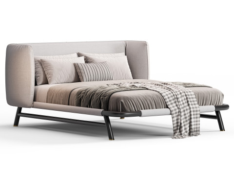 Meridiani Edoardo Bed 3D Model