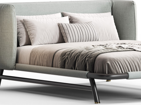 Meridiani Edoardo Bed 3D Model