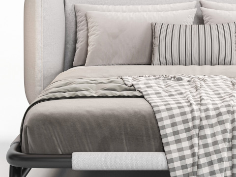 Meridiani Edoardo Bed 3D Model