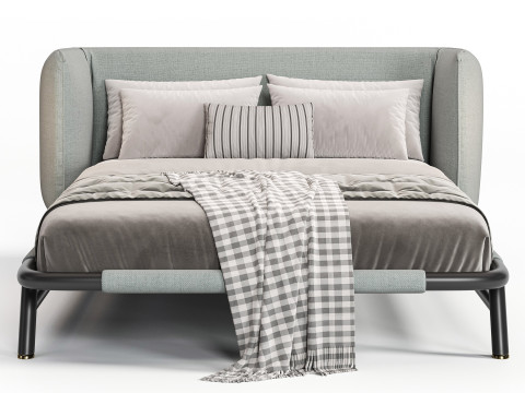 Meridiani Edoardo Bed 3D Model