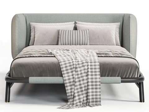 Meridiani Edoardo Bed 3D Model