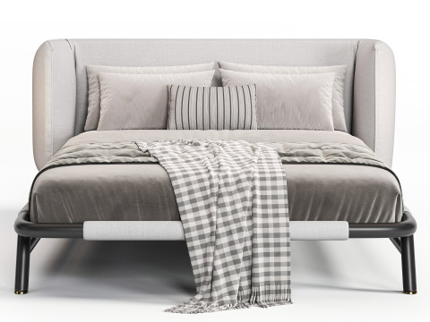 Meridiani Edoardo Bed 3D Model