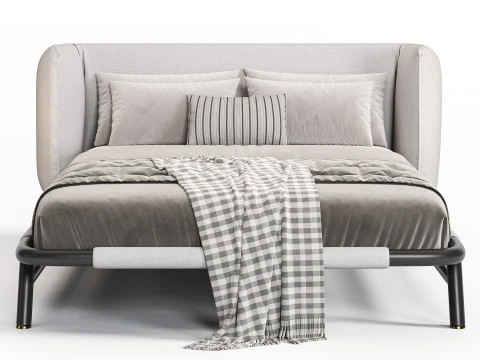 Meridiani Edoardo Bed 3D Model